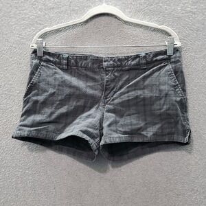 VINTAGE Fox Racing Girl Activewear‎ Pants 9 Gray Plaid Chino Pockets
